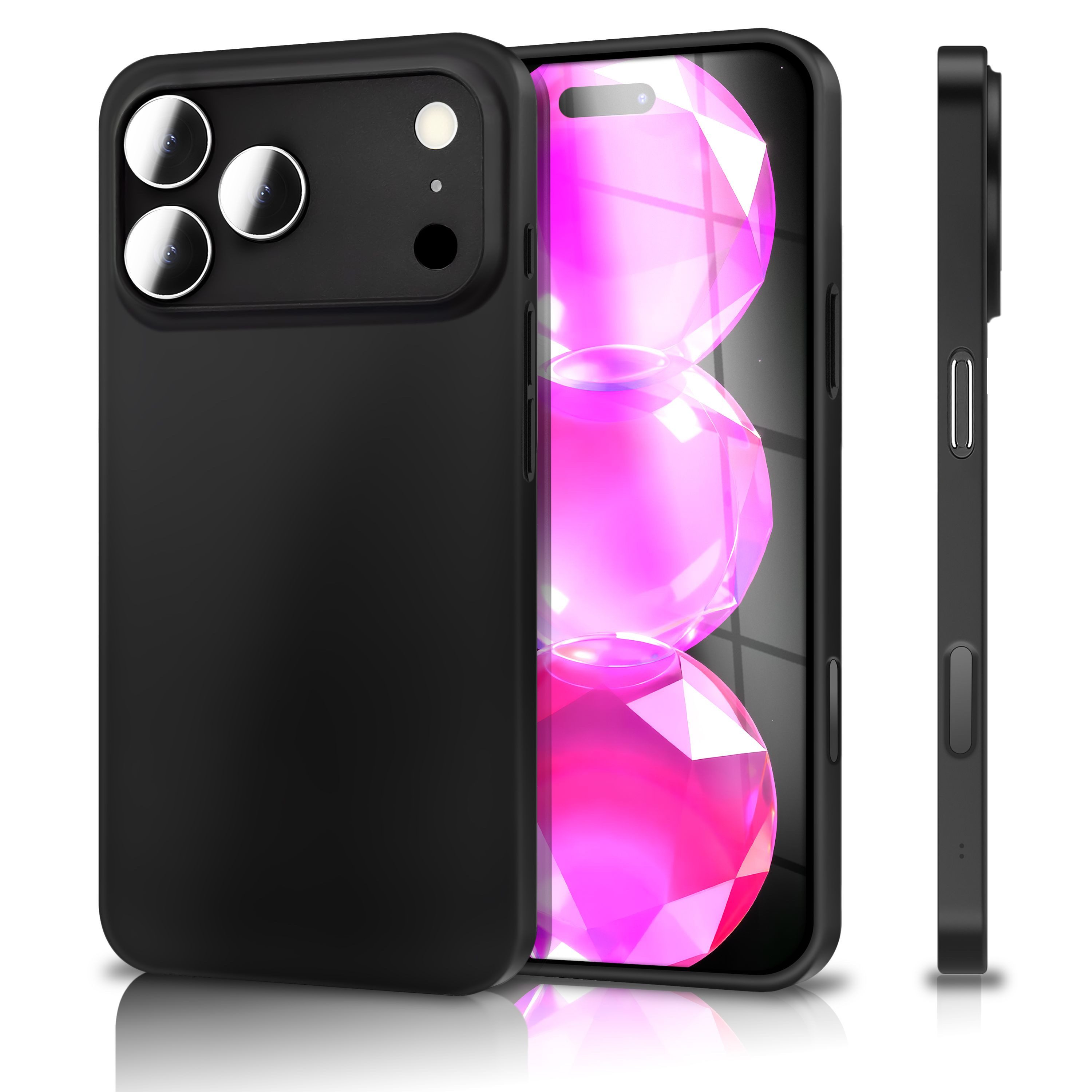 Nalia Smartphone-Hülle Apple iPhone 17 Pro Max 17,5 cm (6,9 Zoll), Extrem Dünn 0,3mm / Ultra Leicht / Mattes Finish / Anti-Fingerprint