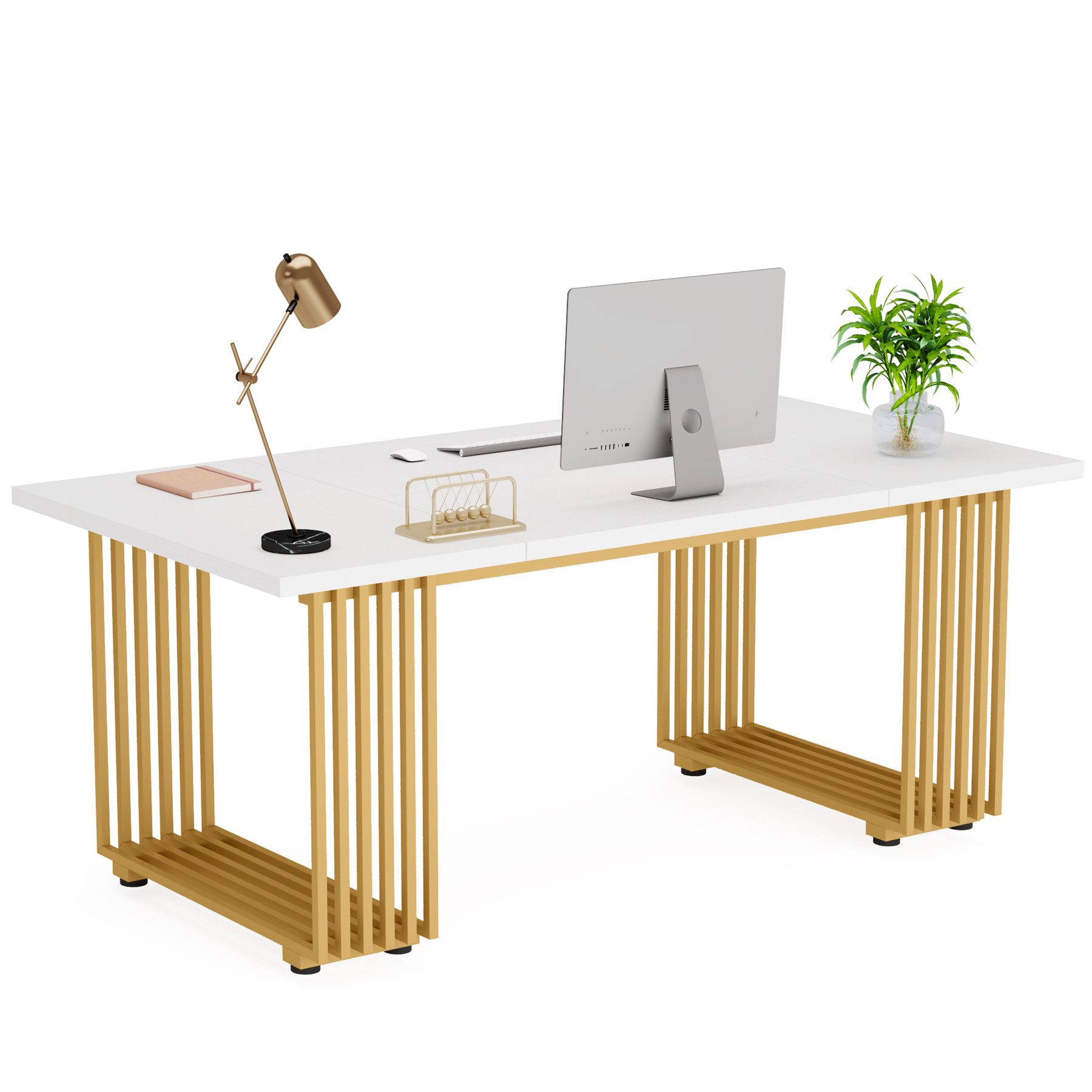 Tribesigns Schreibtisch 180 cm, moderner Stil günstig online kaufen