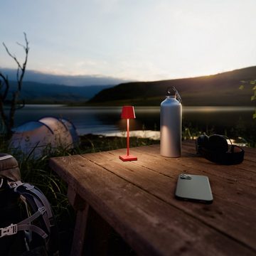 SIGOR LED Tischleuchte NUINDIE Pocket Feuerrot, Dimmbar, 1 LED Platine, 2.700 K / 2.200 K