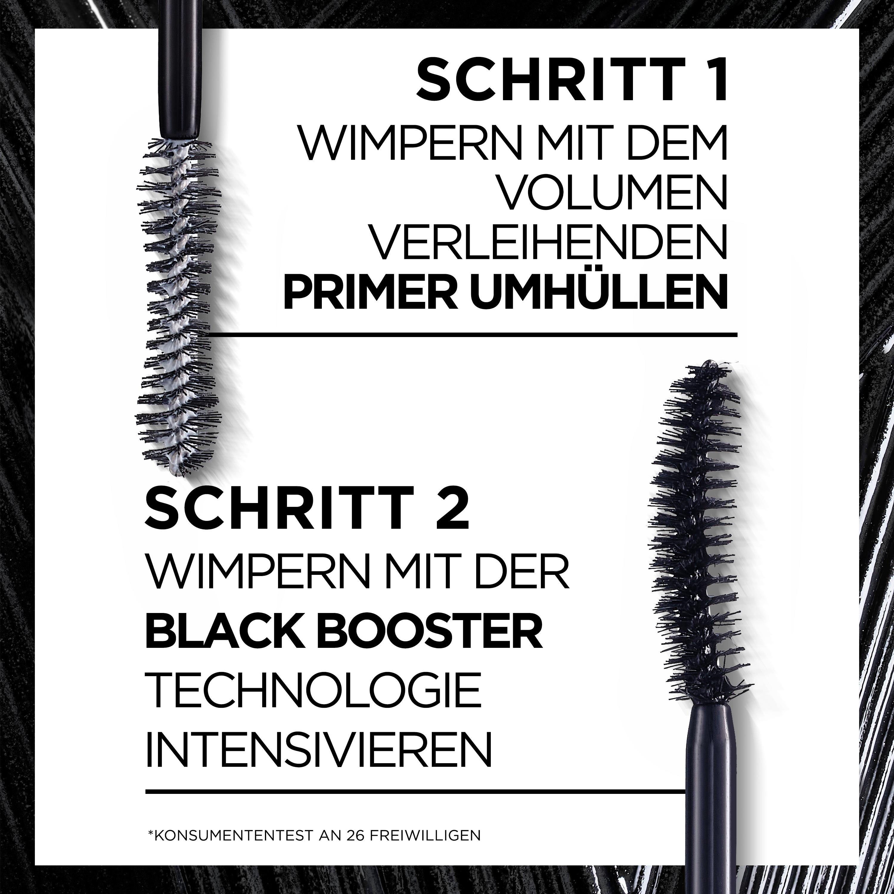 L'ORÉAL PARIS Mascara ProXXL Volume Mascara schwarz, mit spezieller Fasertechnologie