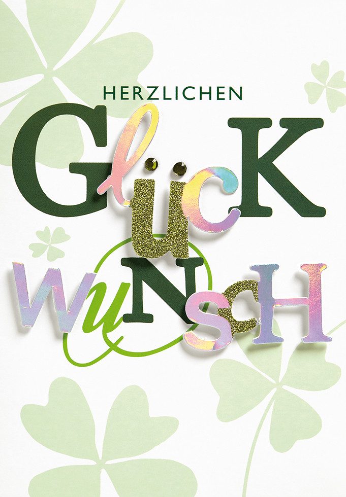 Perleberg Grußkarten Allgemeine Wünsche Herzlichen Glückwunsch