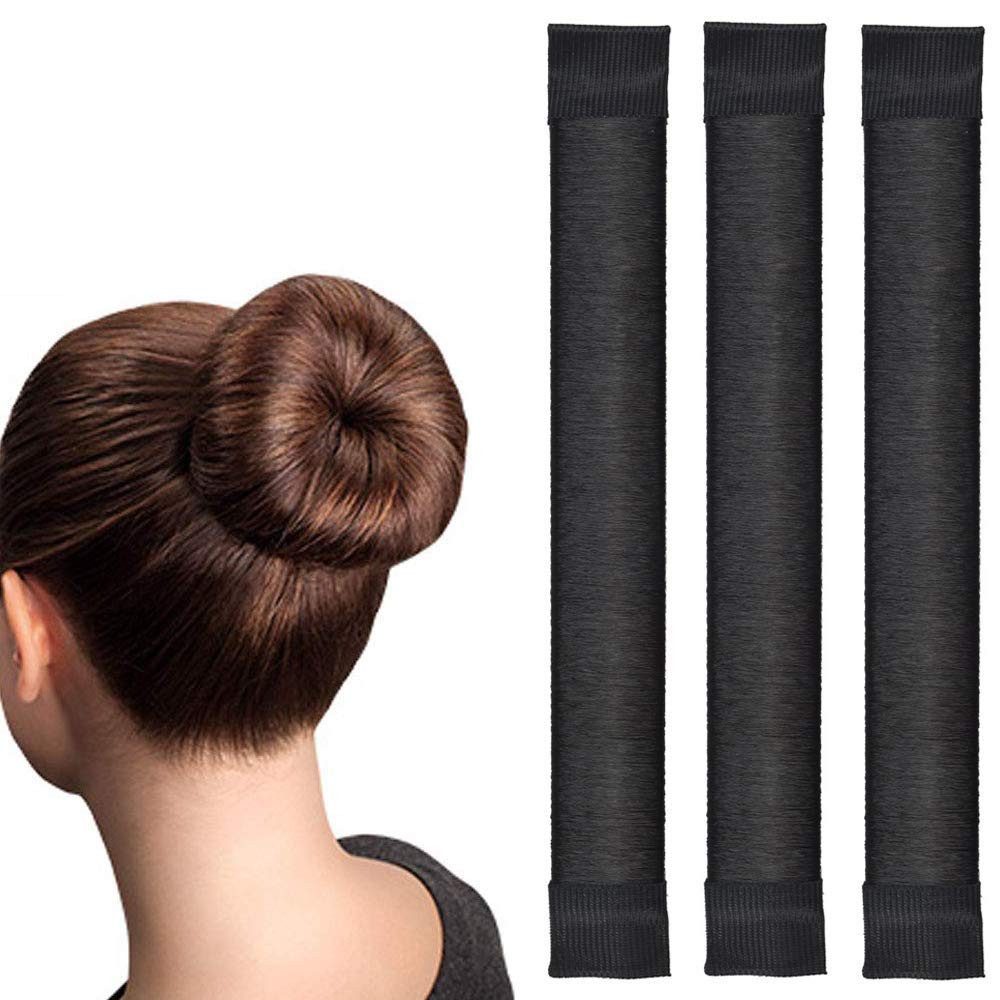 Dilara Haarspange Original Dutt Hair Bun Maker Hilfe für lange & kurze Haare geeignet, 3 Stück, Perfekter Dutt – Einfach, schnell & langanhaltend