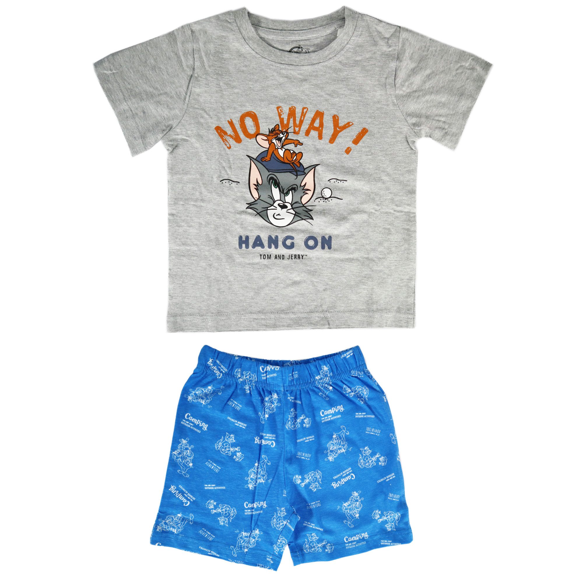 Tom & Jerry Schlafanzug Tom und Jerry Jungen Kinder Pyjama Gr. 98 bis 128