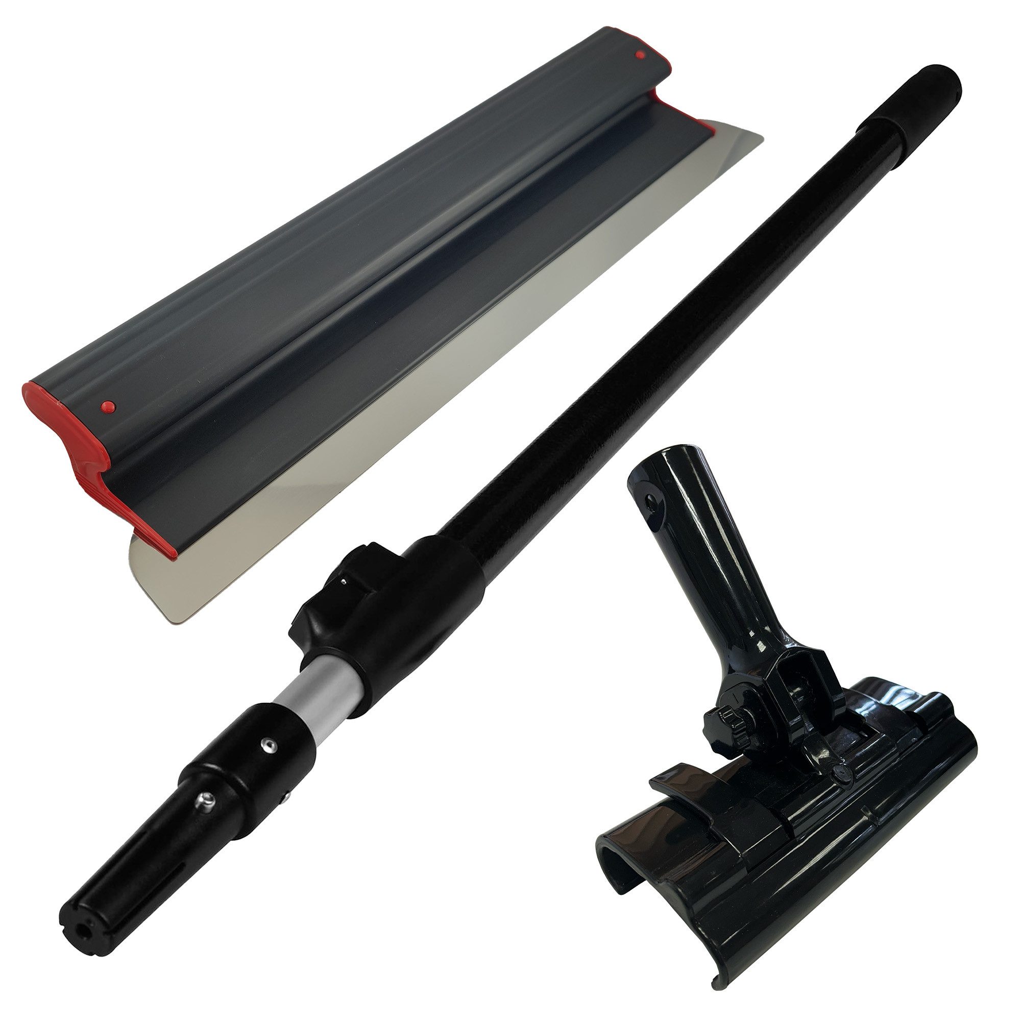 ConToo Flächenspachtel SET Flächenspachtel 600mm + Adapter + Stiel 0,9-1,6m ERGOPLAST