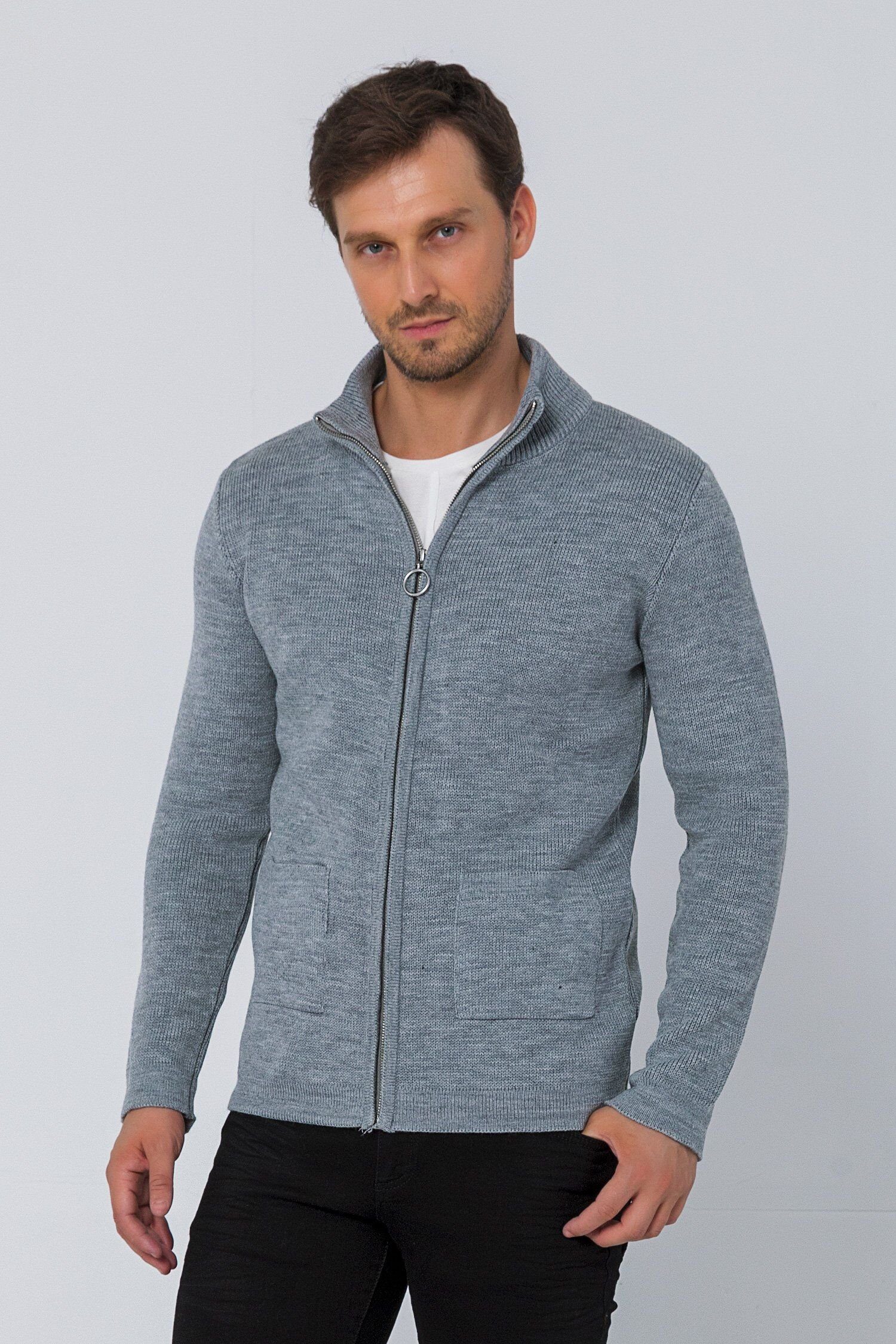 Ron Tomson Strickjacke Grey