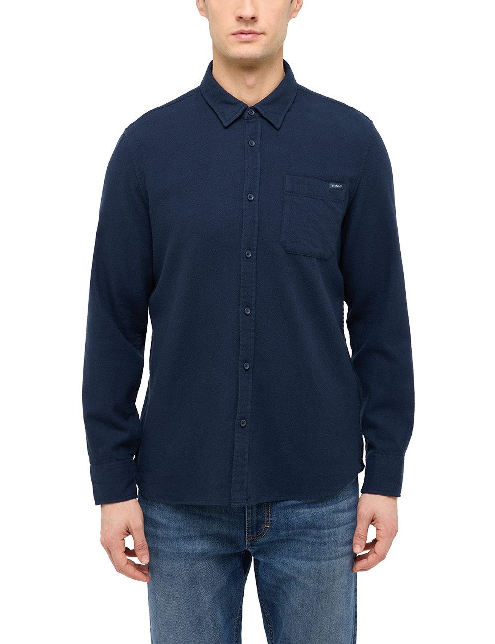 MUSTANG Langarmhemd Herren Style Eastbridge