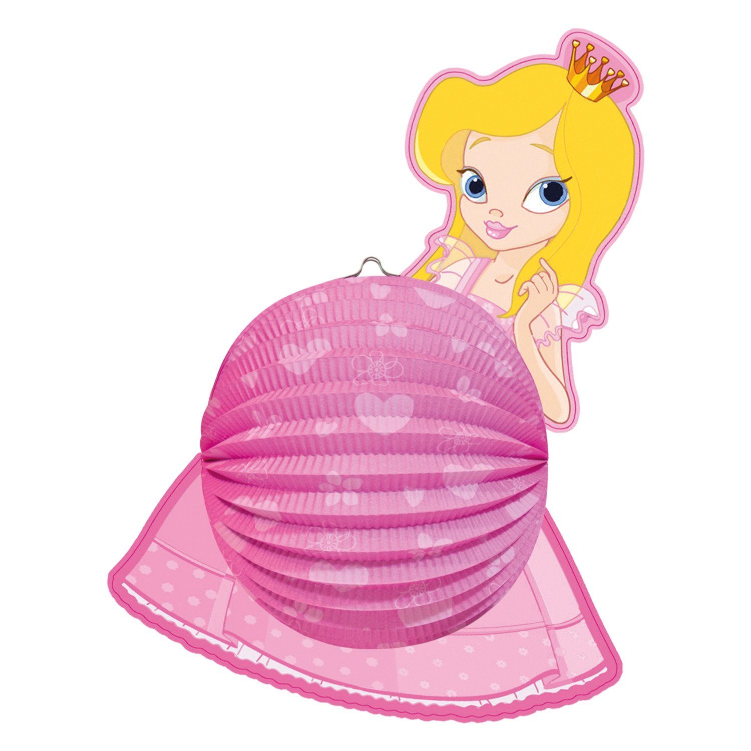 Idena Umzugslaterne Idena Laterne Prinzessin 44x35cm FSC-Mix