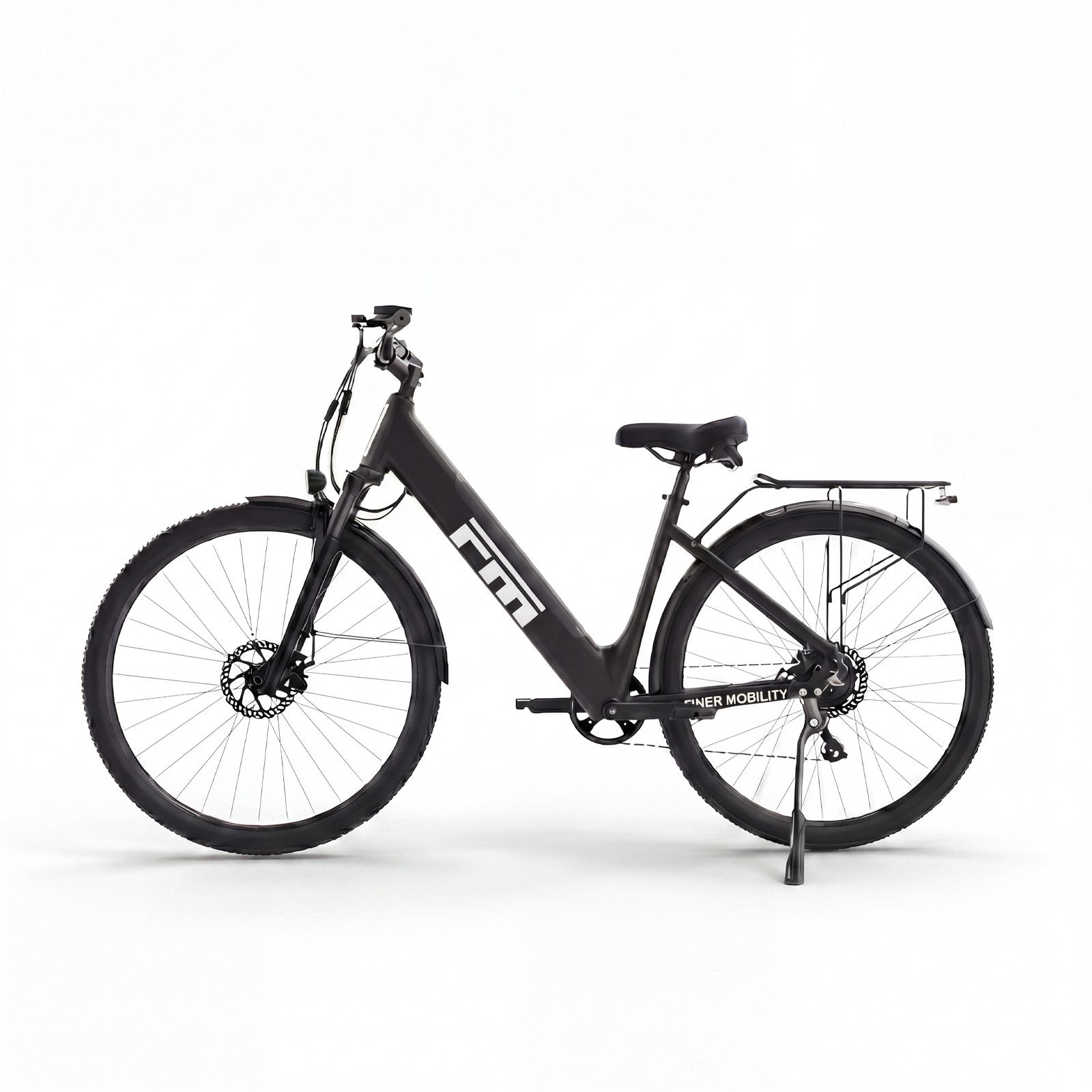 PixelPilot E-Bike Cityrad M2 E-Bike 250W Motor 36V 13Ah Akku bis 120km 27,5" Pannensicher Reifen, 7 Gang, Heckmotor, 468 Wh