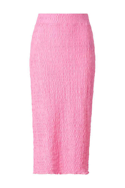 Rich & Royal Sommerrock Crinkled pencil skirt, sorbet pink