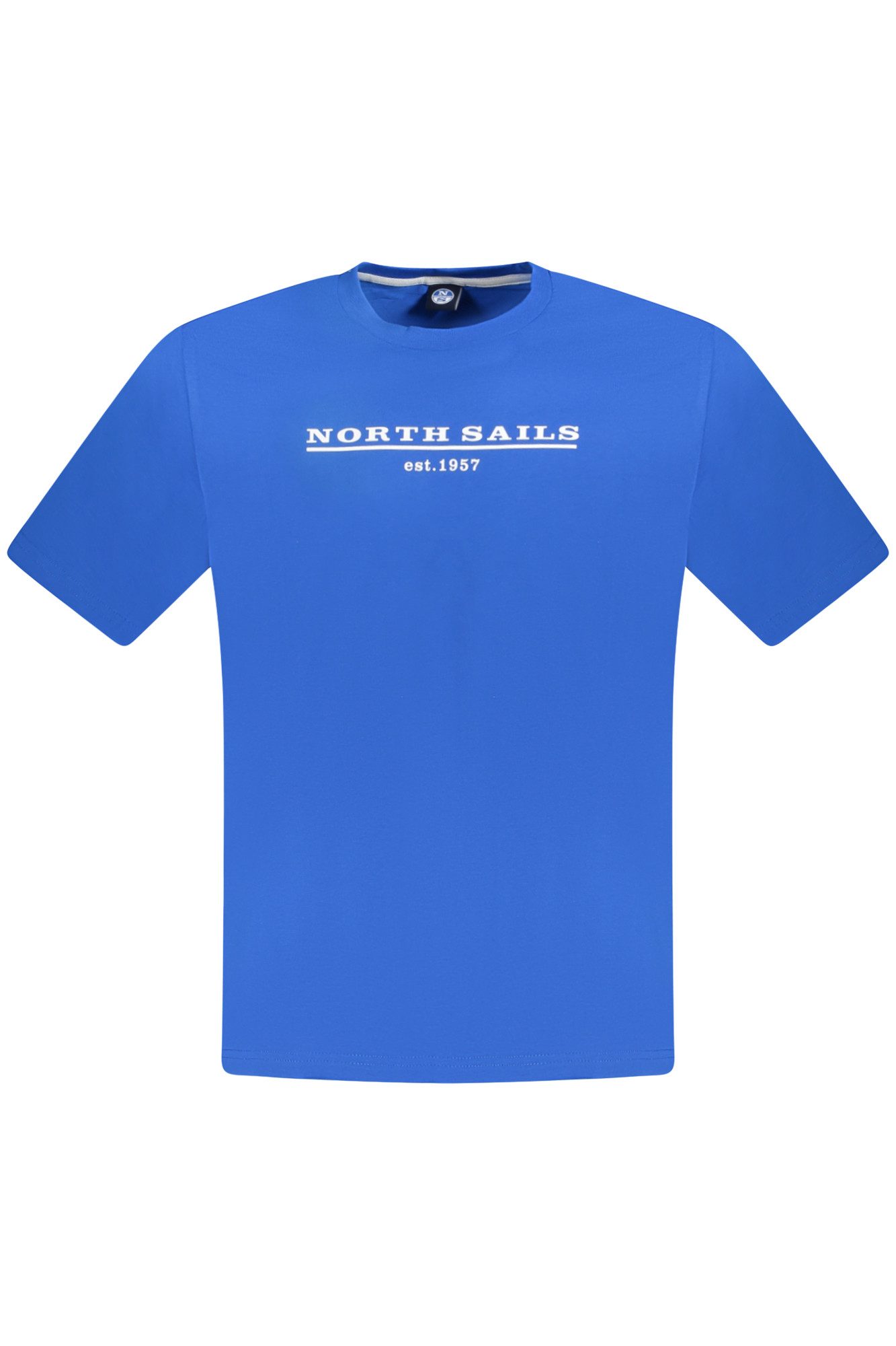 North Sails T-Shirt Herren Kurzarm-T-Shirt Blau mit Rundhals und