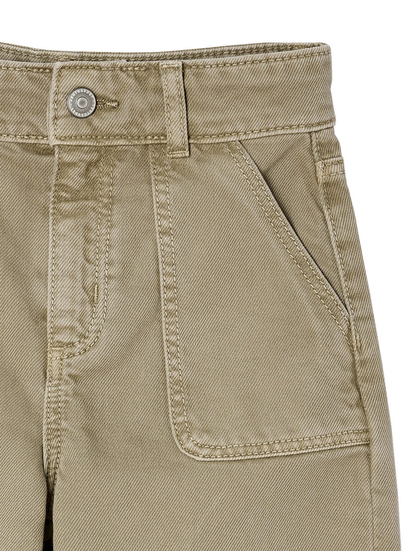 vertbaudet Cargohose Weite Mädchen Hose, Hüftweite REGULAR