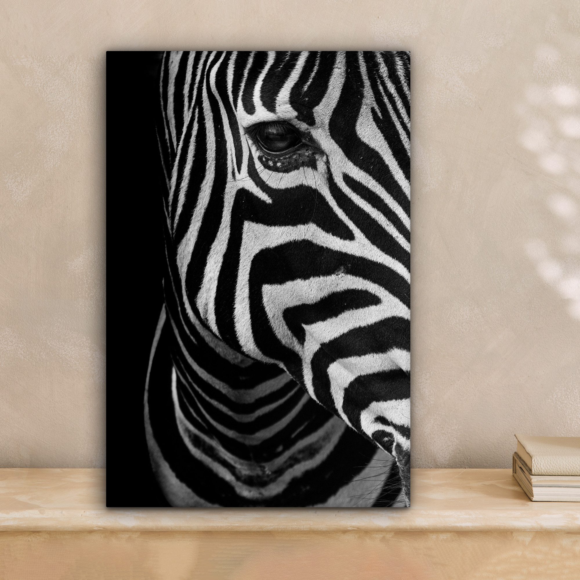 OneMillionCanvasses® Leinwandbild Tiere - Zebra - günstig online kaufen