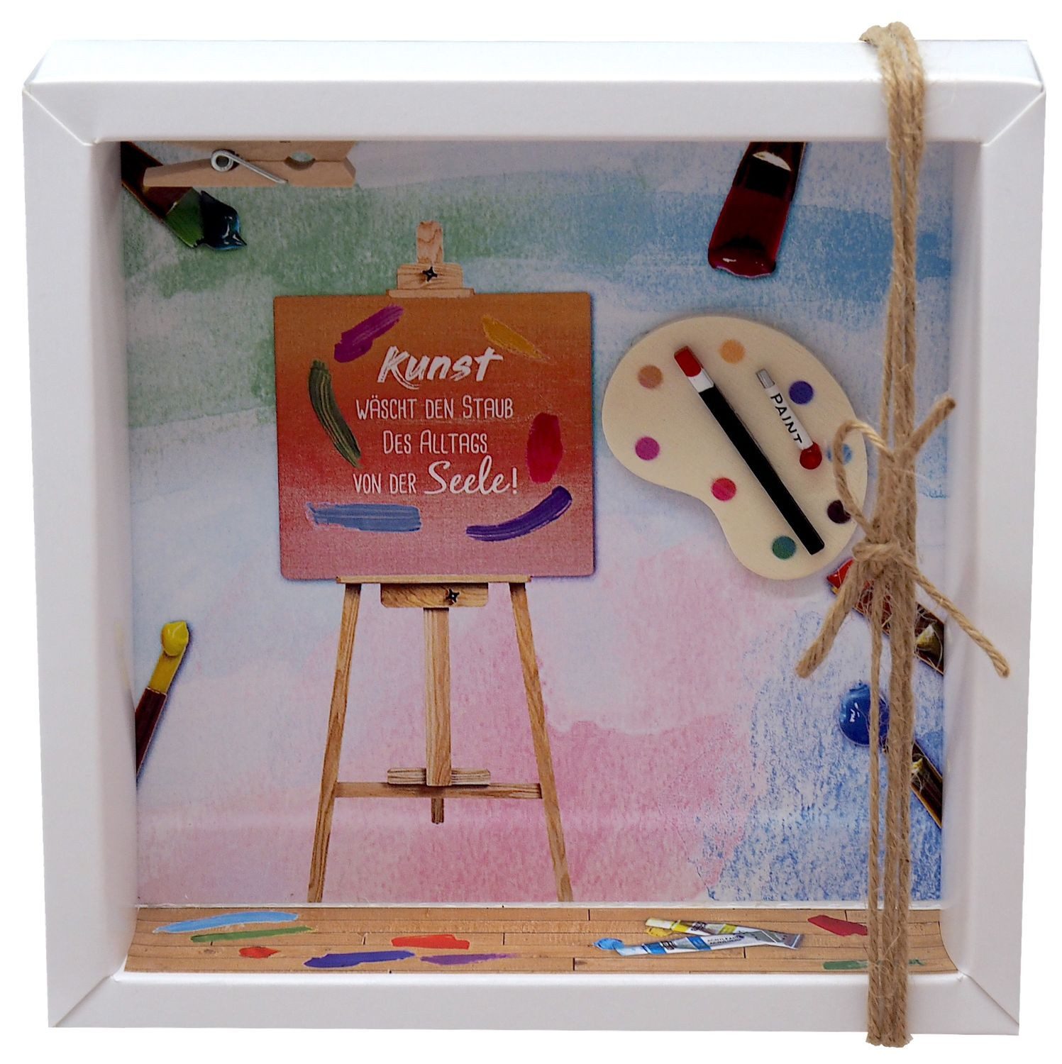 ZauberDeko Geschenkbox Geldgeschenk Malen Kunst Basteln Kreativität Geburtstag Künstler