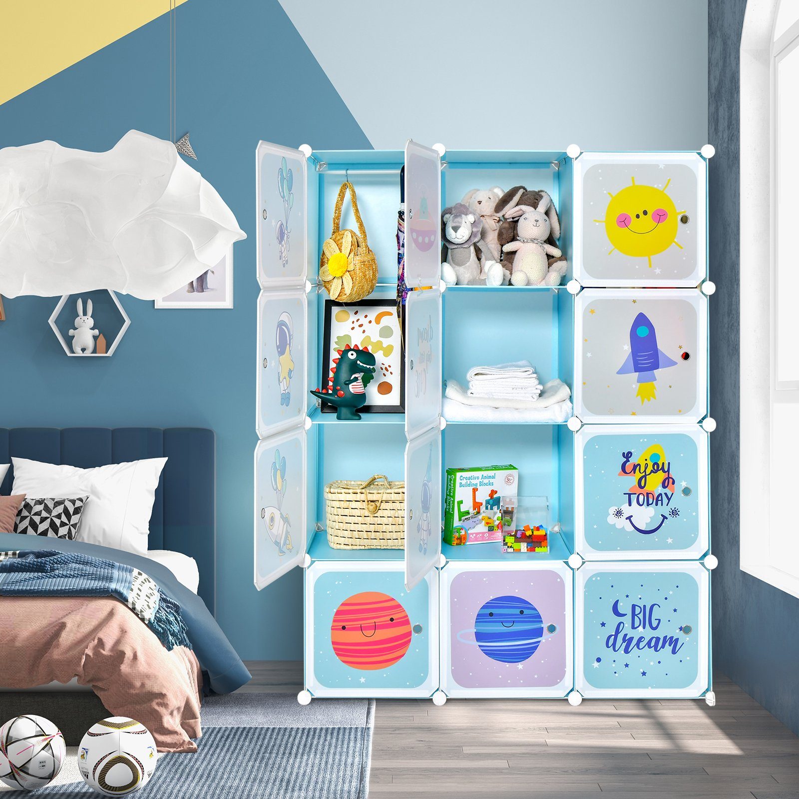 COSTWAY Kinderkleiderschrank günstig online kaufen
