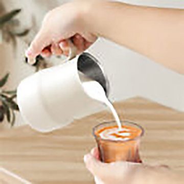 CoolBlauza Milchkännchen Milchkännchen, Edelstahl, langlebig und rostfrei, 0.35 l
