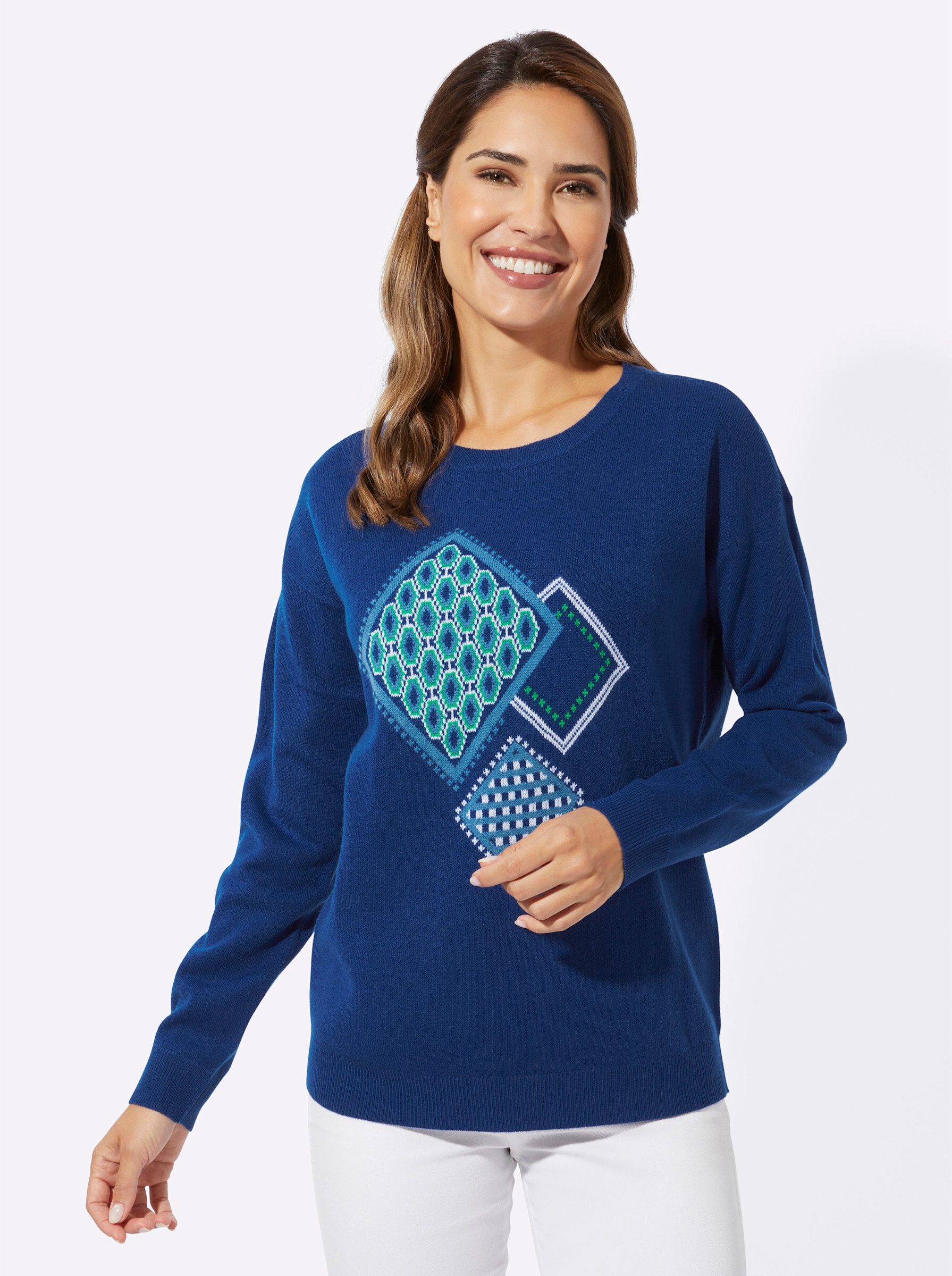 Strickpullover Langarm-Pullover