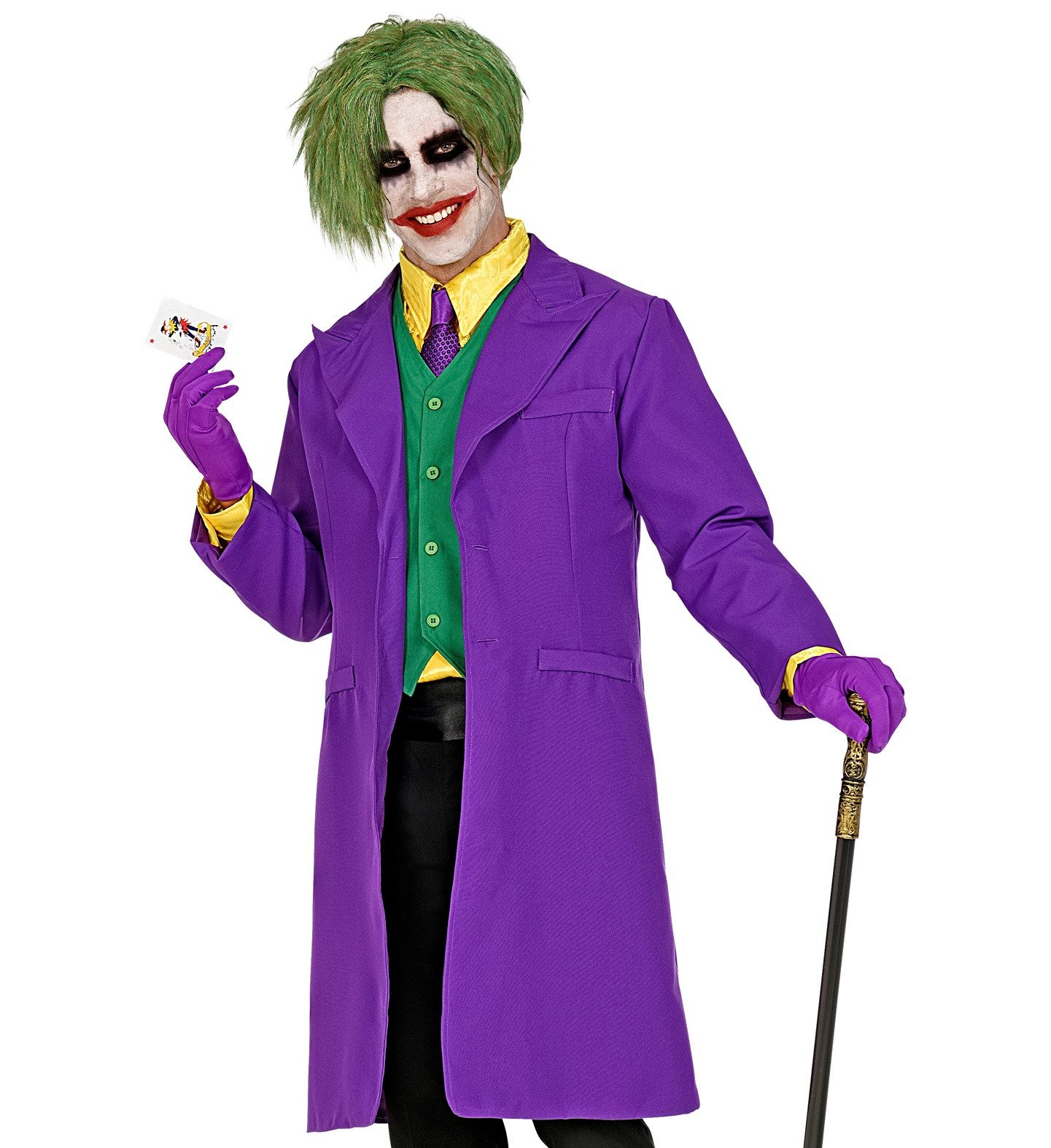 Clown-Kostüm Teuflisches Clown Kostüm 'Joker' für Erwachsene