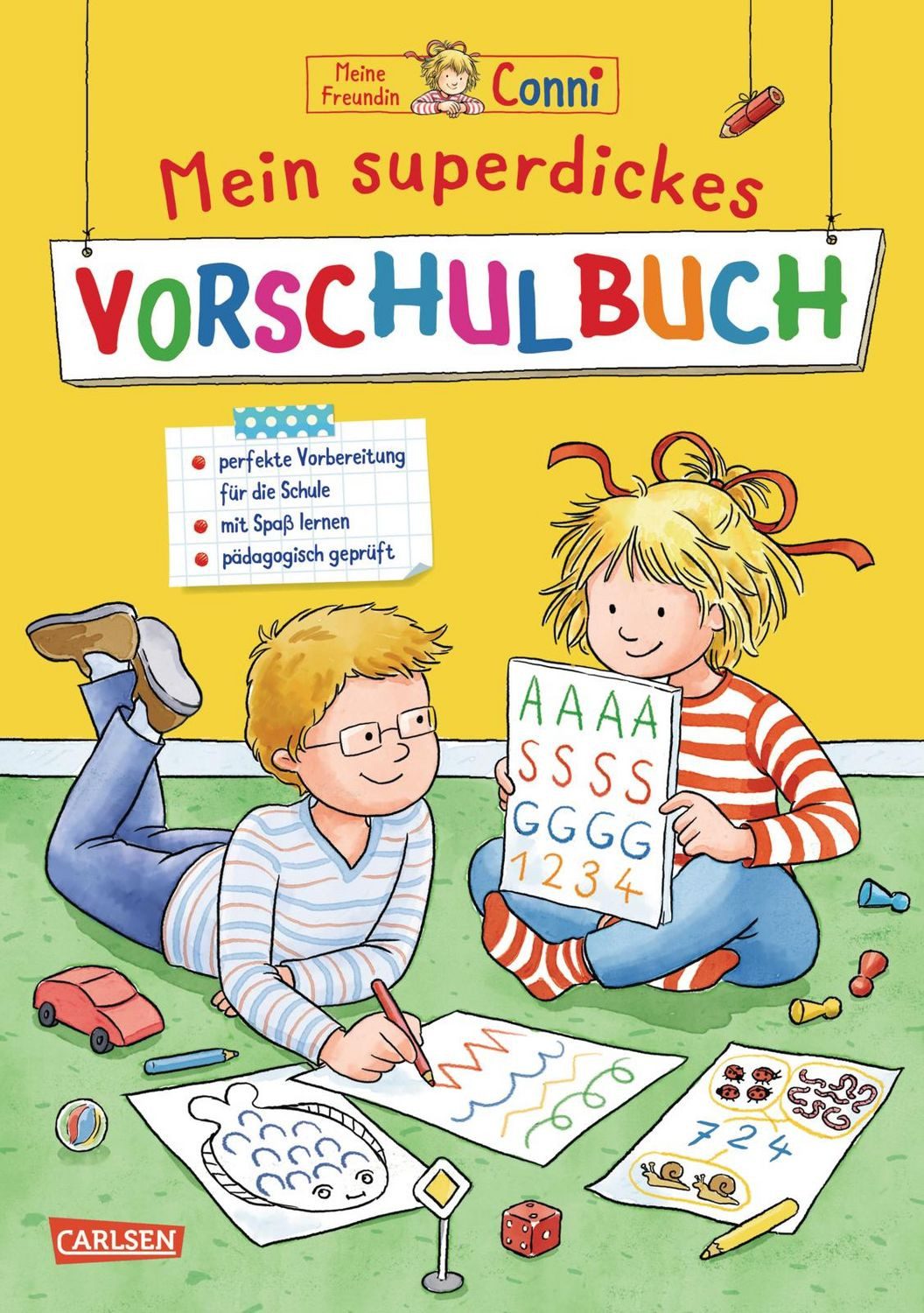 Conni Gelbe Reihe (Beschäftigungsbuch): Mein superdickes Vorschulbuch / Hanna Sörensen, Kinderbeschäftigung ab 5