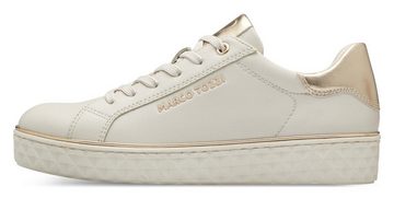 MARCO TOZZI Plateausneaker mit tollen Metallic-Details, Freizeitschuh, Halbschuh, Schnürschuh