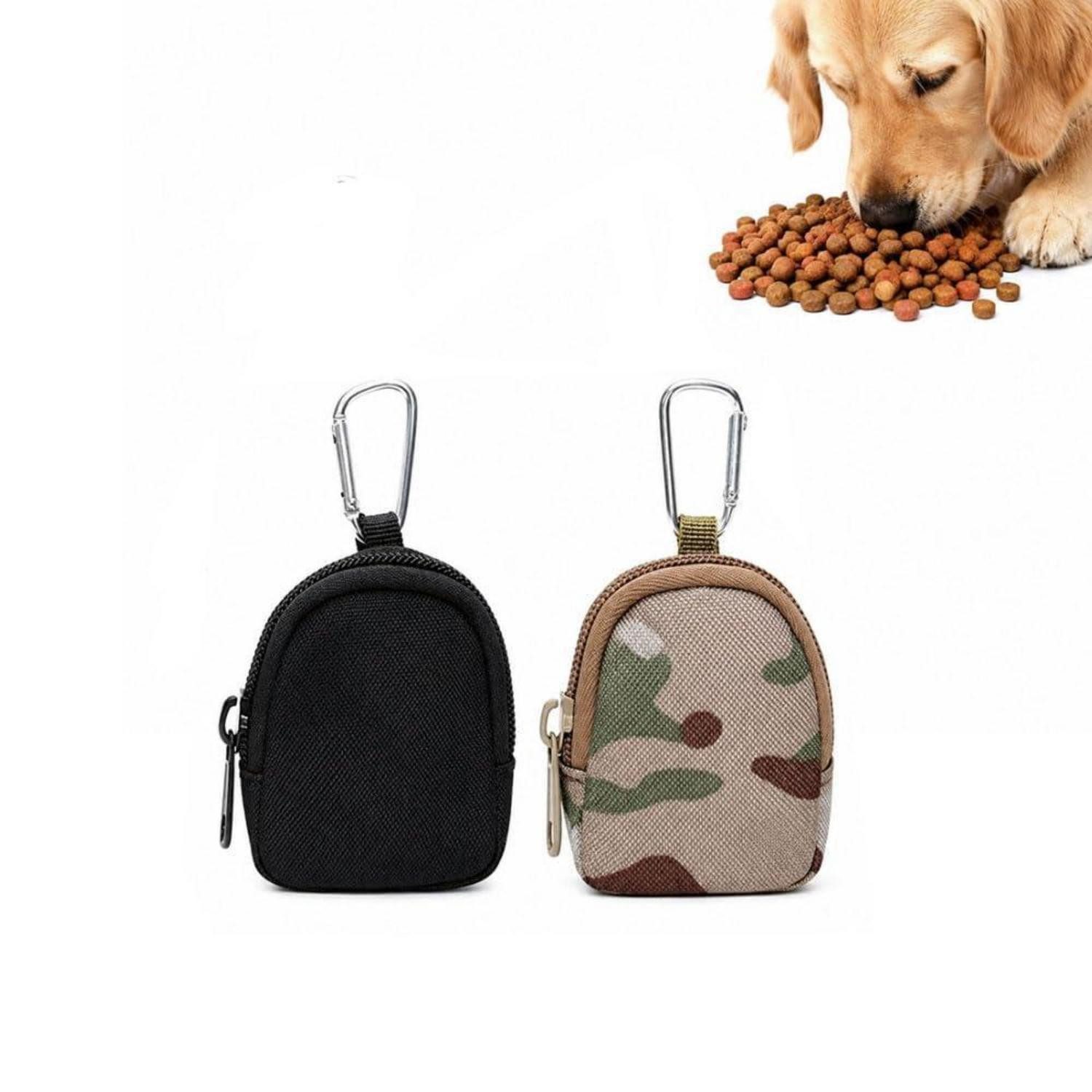 LuxusKollektion Leckerlibeutel Leckerli Tasche 2er Set Schwarz Camouflage