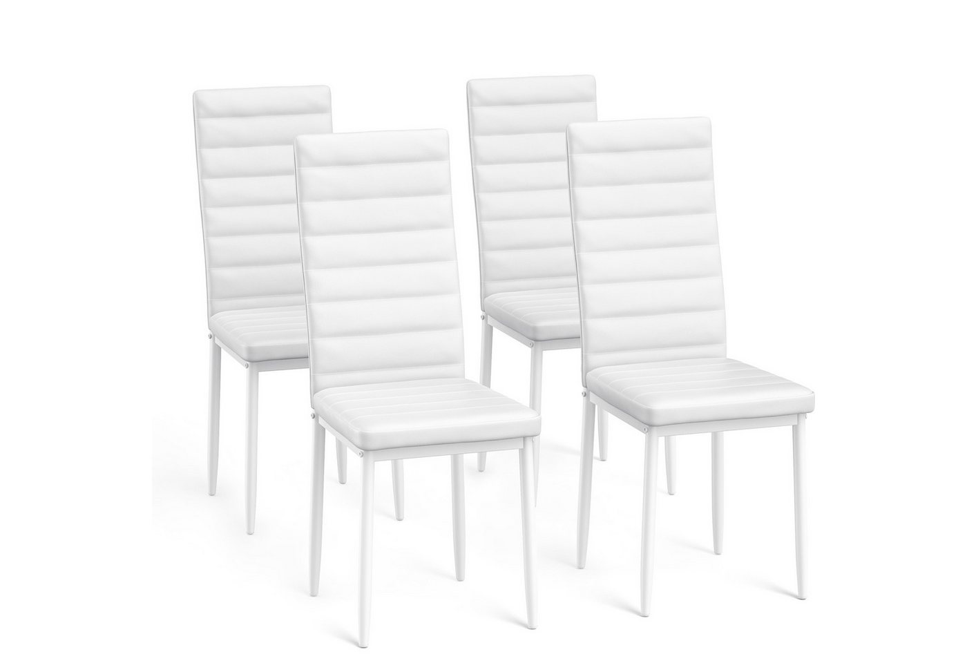 Blishom Esszimmerstuhl Esszimmerstühle 4er-Set, Küchenstuhl mit Gepolstert, 41x50x97 cm (4 St)