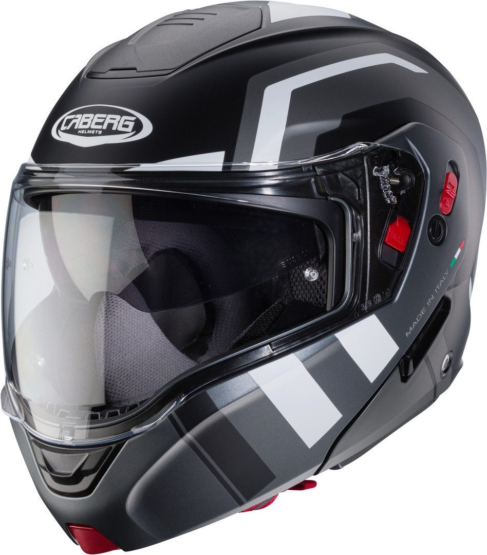Caberg Motorradhelm Horus X Road Klapphelm, Vorbereitet Für Kommunikationssystem,integriertes Sonnenvisier
