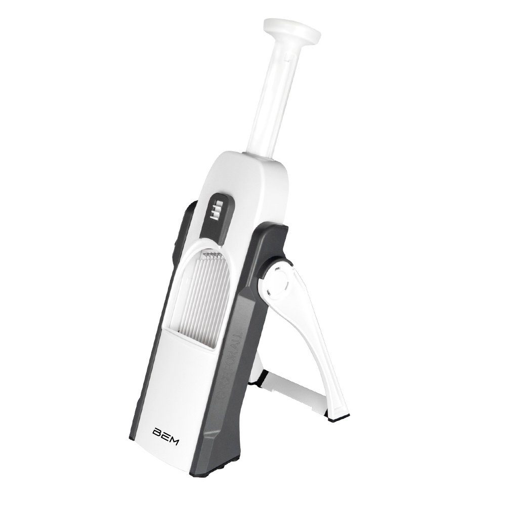 BEM Gemüsehobel Multifunktionaler handbetriebener Gemüseschneider, Kunststoff, (24-in-1 Multischneider mit Fingerschutz, Mandoline Slicer Kartoffelschneider Zwiebelschneider Karottenhobel), Gurkenschneider Salatschneider Pommesfrites Cutter BPA-Frei