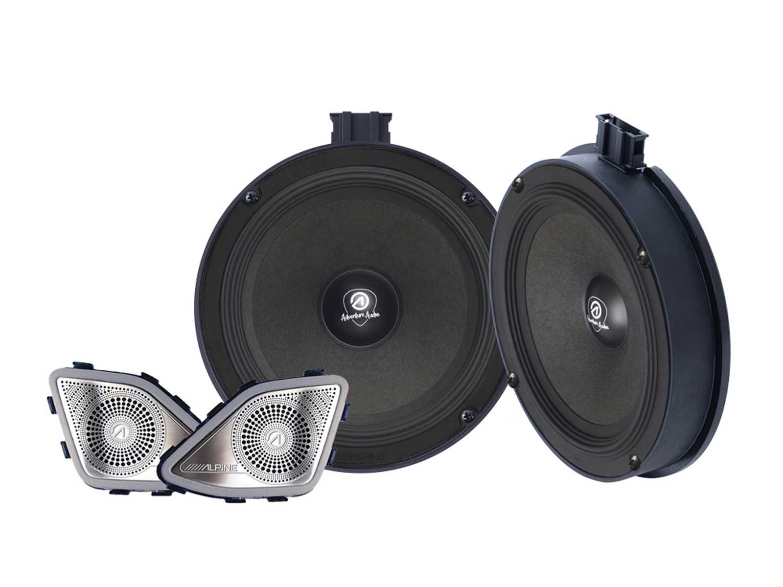 ALPINE SPC-106T61-2 16,5 cm 2-Wege-Komponenten-Lautsprecher für VW T6.1 Auto-Lautsprecher (100 W)