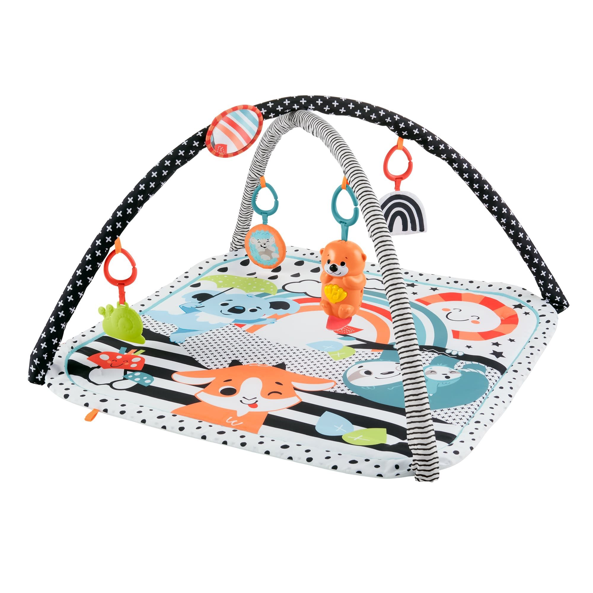 Fisher-Price® Spielbogen 3in1 Glow & Grow Gym, mit Licht- und Soundeffekt bunt