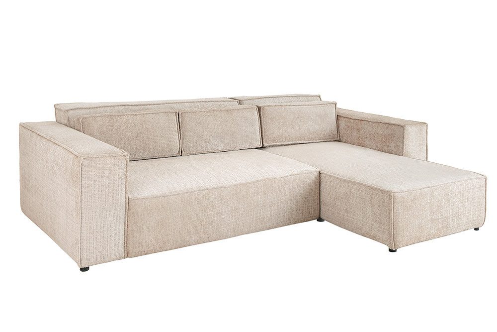 riess-ambiente Ecksofa BOSSA NOVA 265cm greige, günstig online kaufen