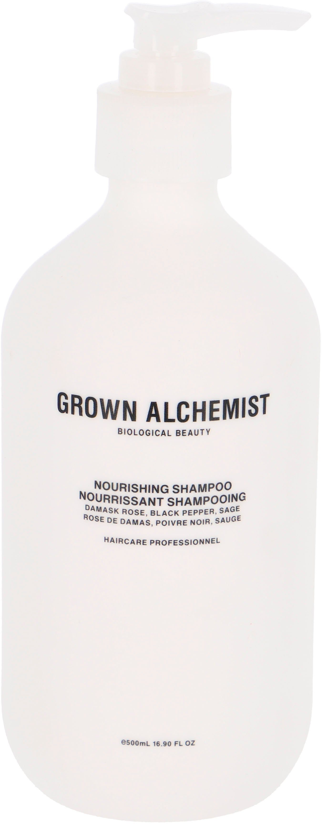Shampoo GROWN Haarshampoo Pepper, Rose, Black - 0.6, Nourishing Sage Damask ALCHEMIST