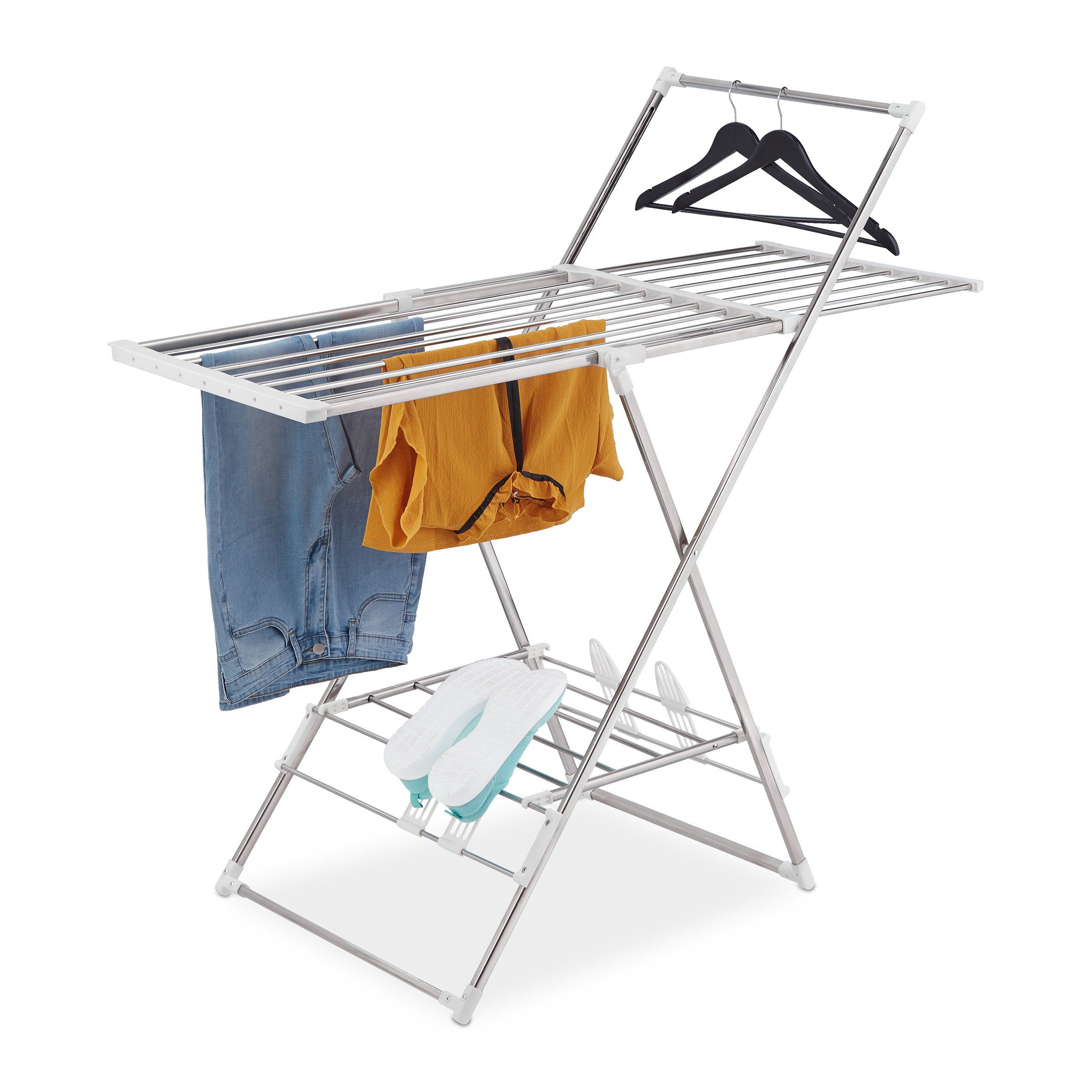 relaxdays Wäscheständer »Wäscheständer aus Edelstahl« online kaufen | OTTO