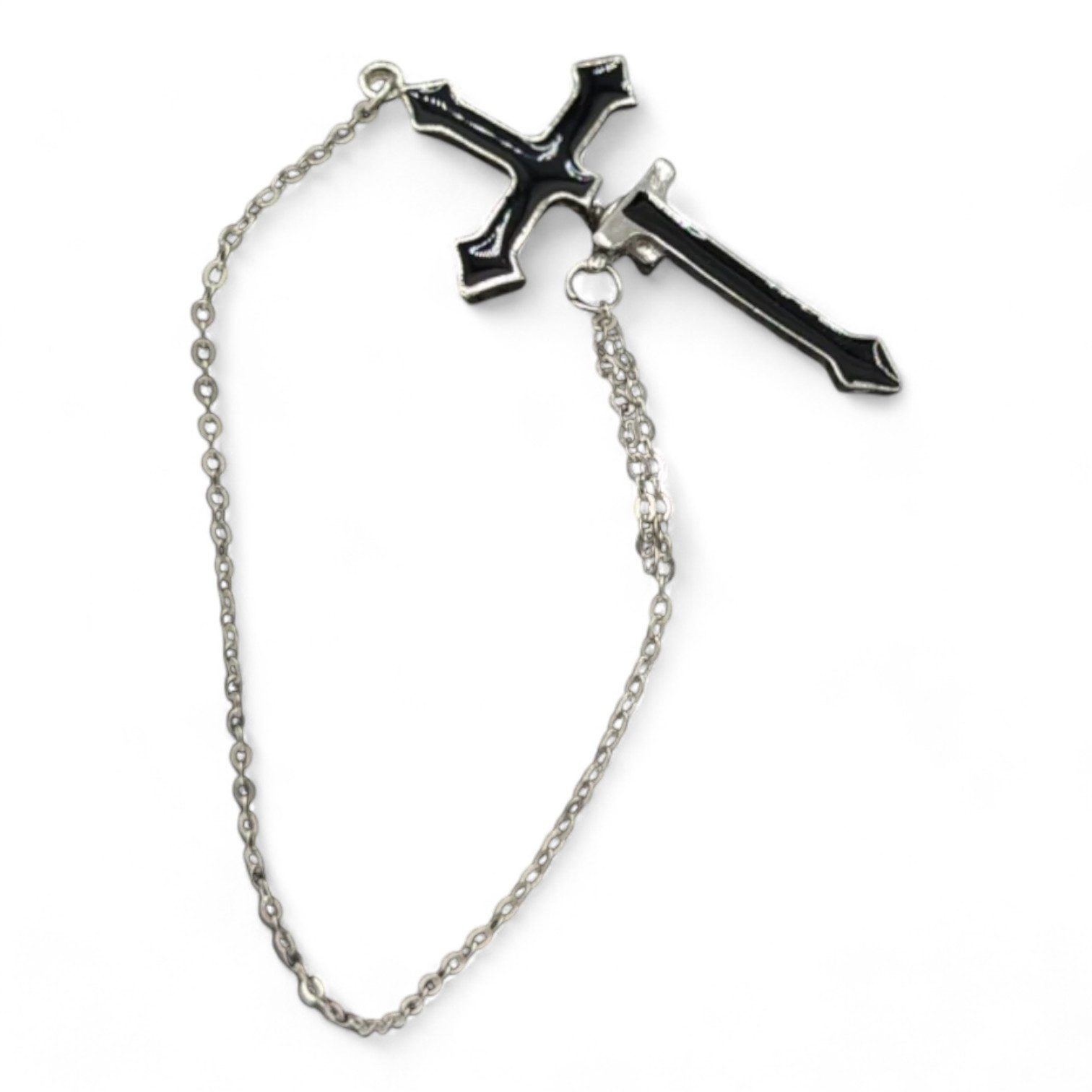 Eyecatcher Paar Ohrstecker Zusammensteckbares Kreuz mit günstig online kaufen