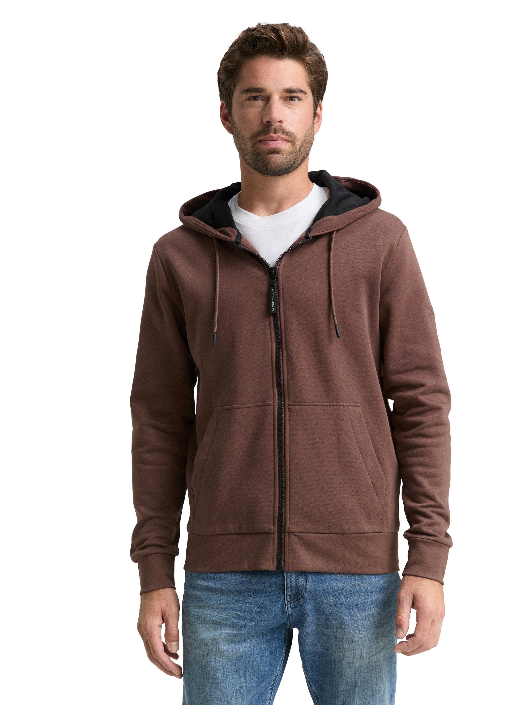 TOM TAILOR Kapuzensweatjacke mit Kapuze günstig online kaufen