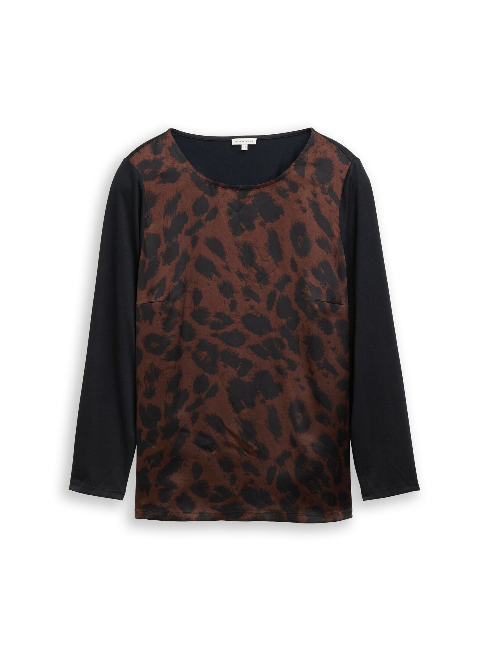 TOM TAILOR PLUS Langarmshirt T-Shirt Plus Size - Loose Fit Langarmshirt mit günstig online kaufen