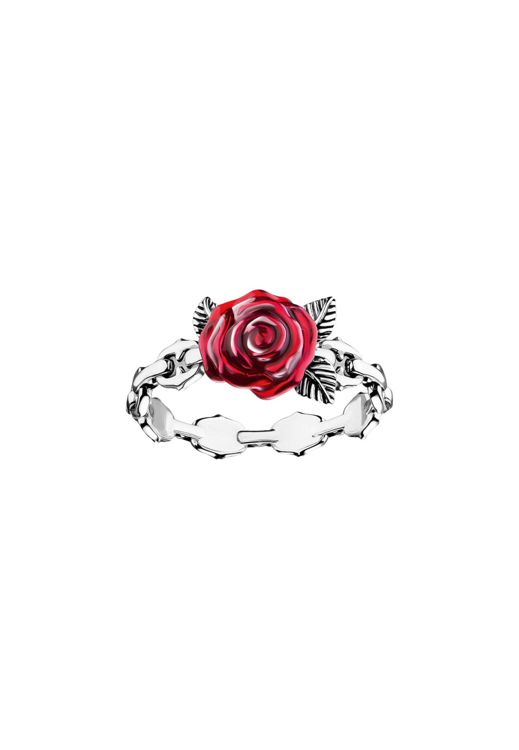THOMAS SABO Fingerring Silberring Roses Romance – Viktorianisches Rosendesign aus (Set)