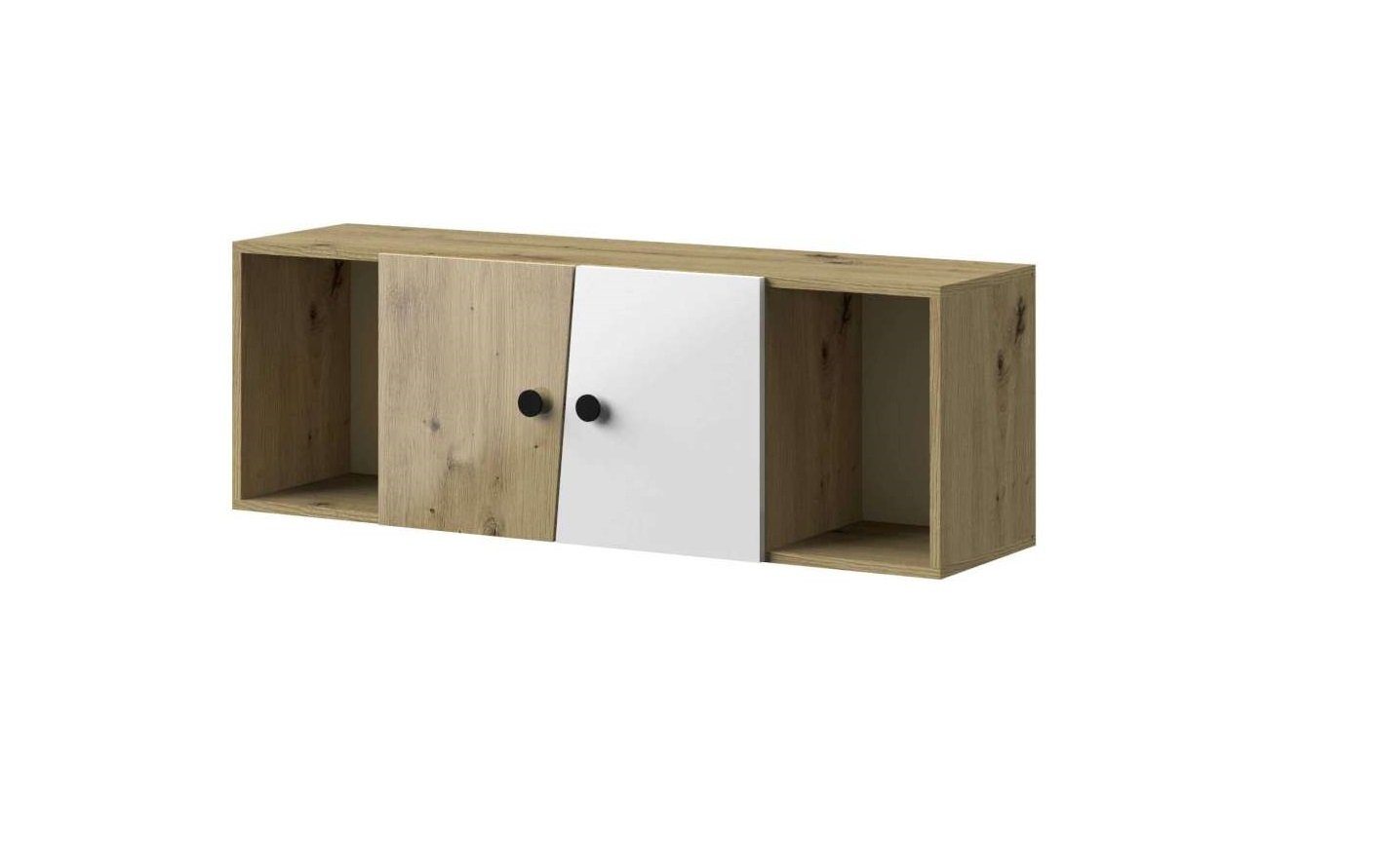 99rooms Wandregal Narin II, Wandregal, Wandschrank, 2 offene Fächer, aus Holzwerkstoff, viel Stauraum, Modern Design