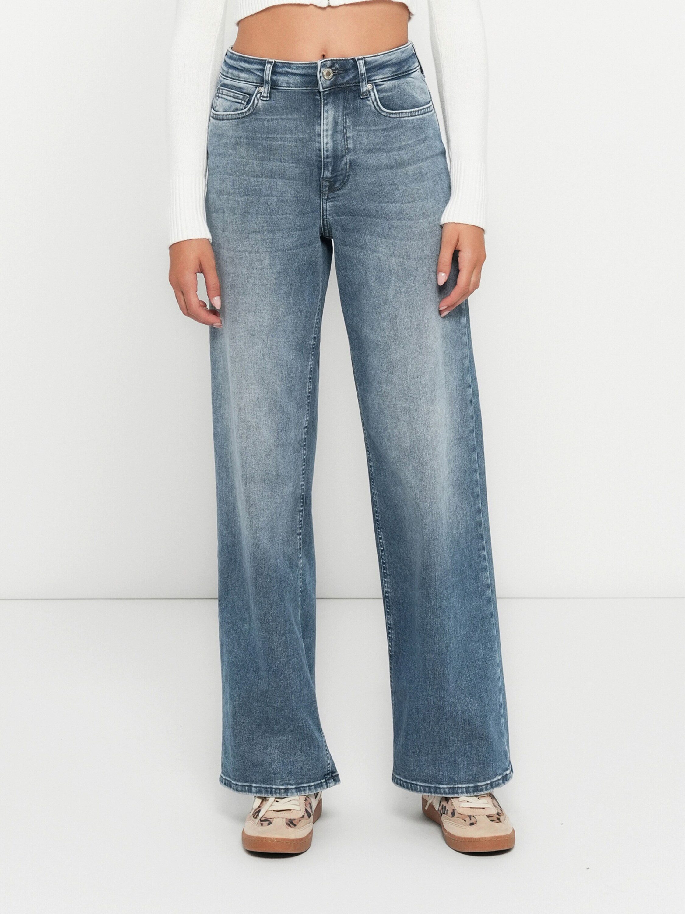ONLY Weite Jeans ONLMADISON BLUSH (1-tlg) Plain/ohne Details
