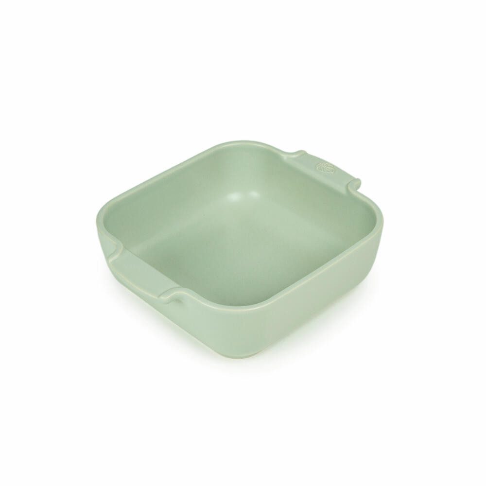 PEUGEOT Auflaufform Keramik APPOLIA 21cm Quadratisch Salbeigrün Spülmaschinefest