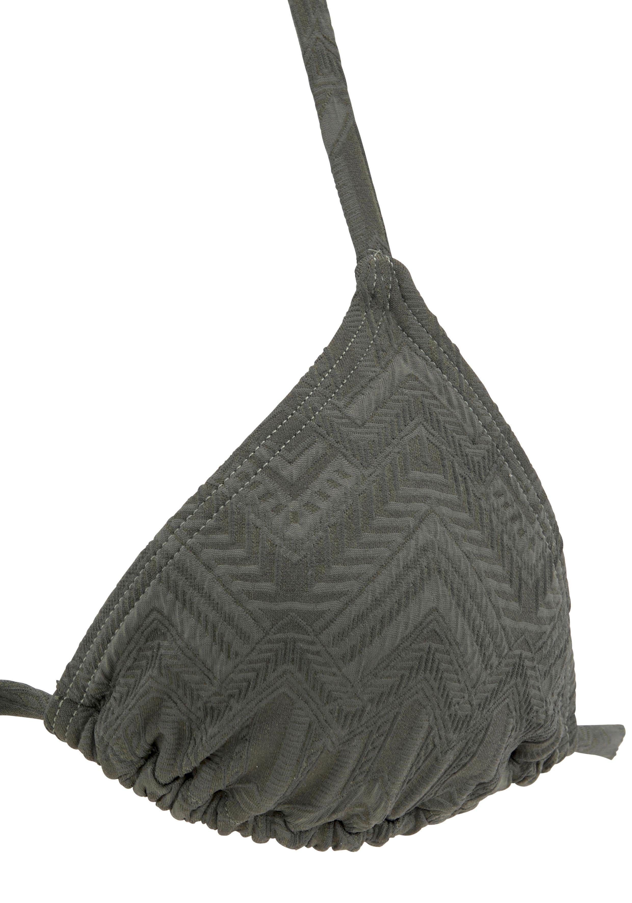 Buffalo Triangel-Bikini Romance mit modischer Struktur