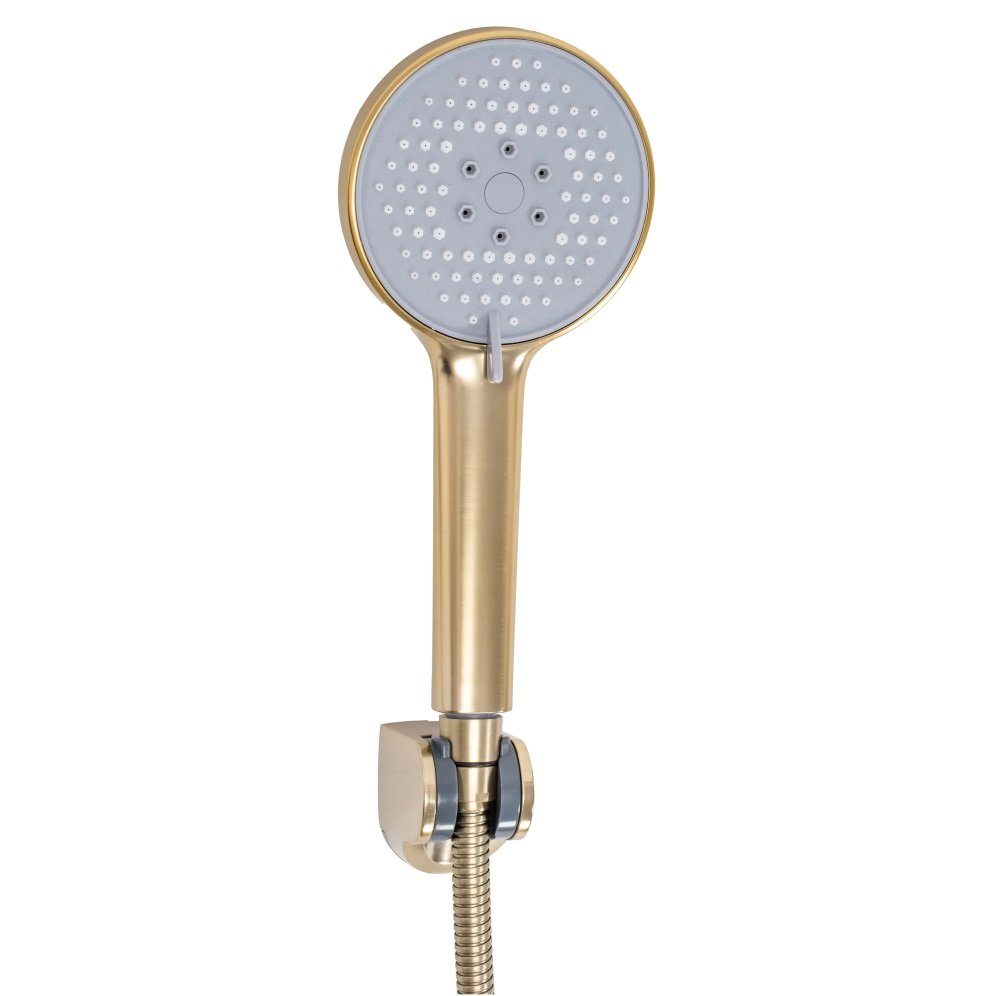 wohnwerk.idee Wannenarmatur Badewannenarmatur Verso Gold Matt Gebürstet