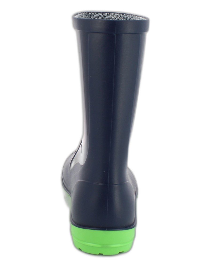 Beck Regenstiefel Basic Gummistiefel (für Mädchen und Jungen, in vielen Farben und Größen verfügbar) schmaler Schlupf-Stiefel, herausnehmbare Innensohle