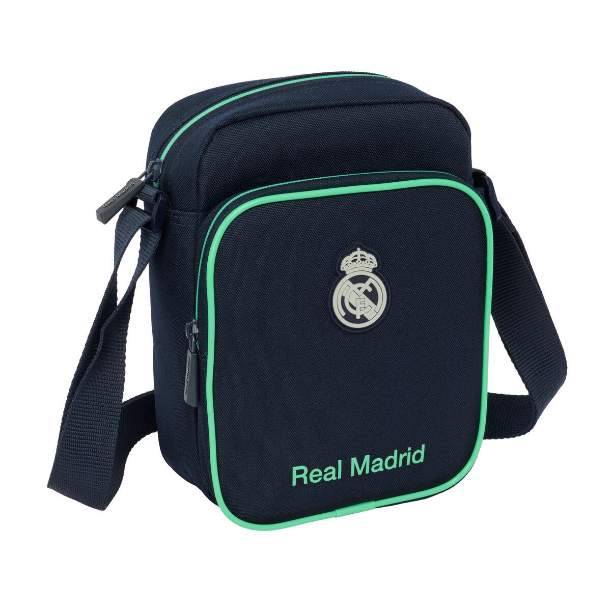 safta Handtasche Umhängetasche Real Madrid CF 16x22x6 cm Fanartikel Sporttasche Freizei