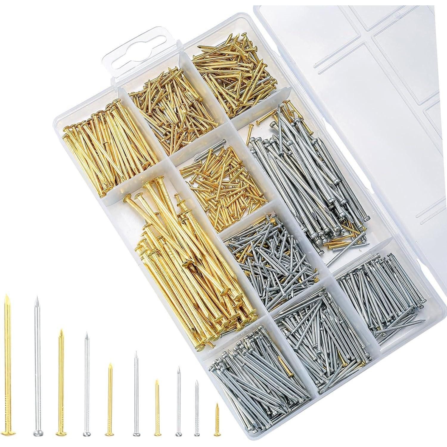 LuxusKollektion Ziernagel Rundkopf Nägel Bildaufhängen 1000 Stk Set