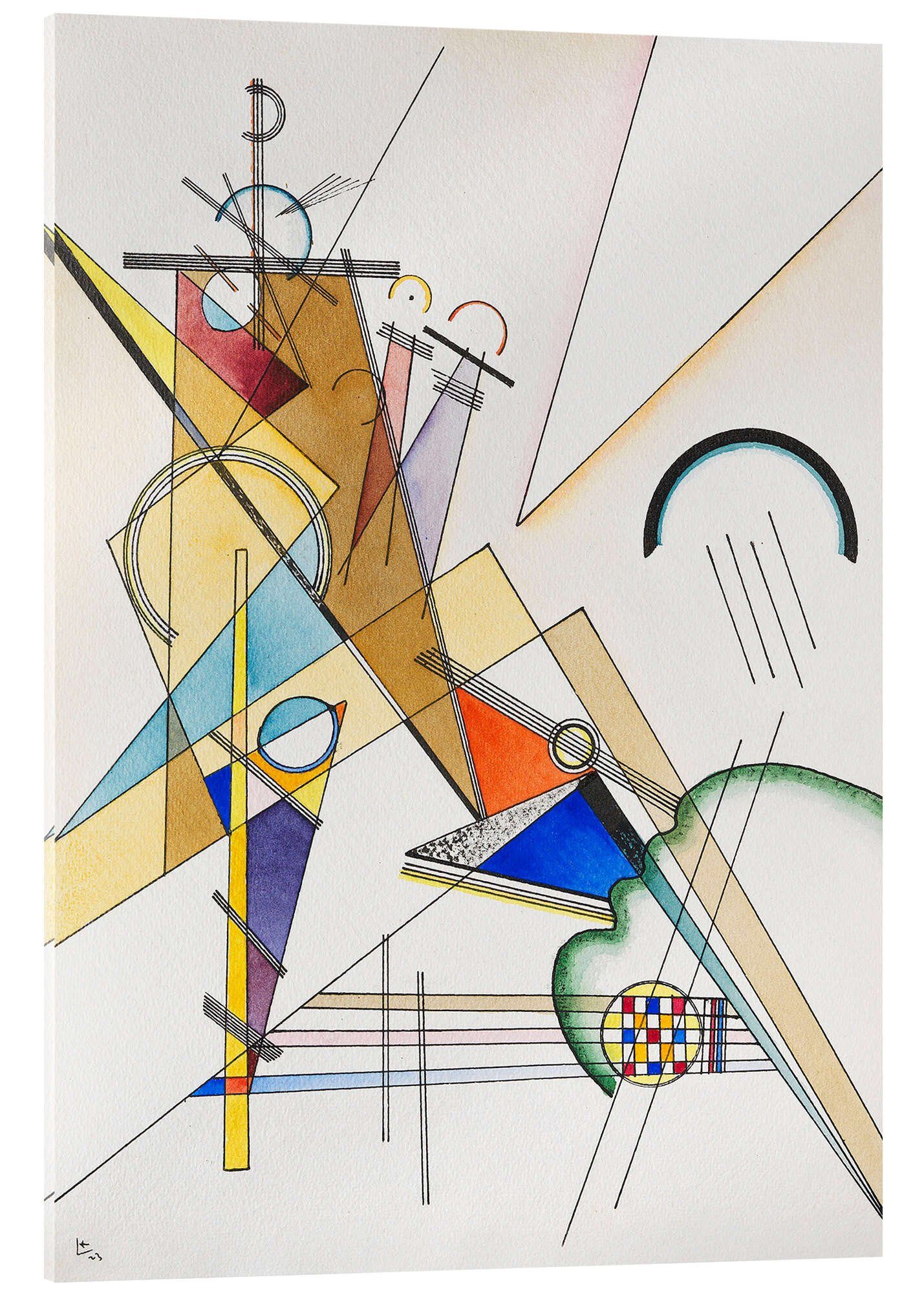 Posterlounge Acrylglasbild Wassily Kandinsky, Gewebe, Malerei