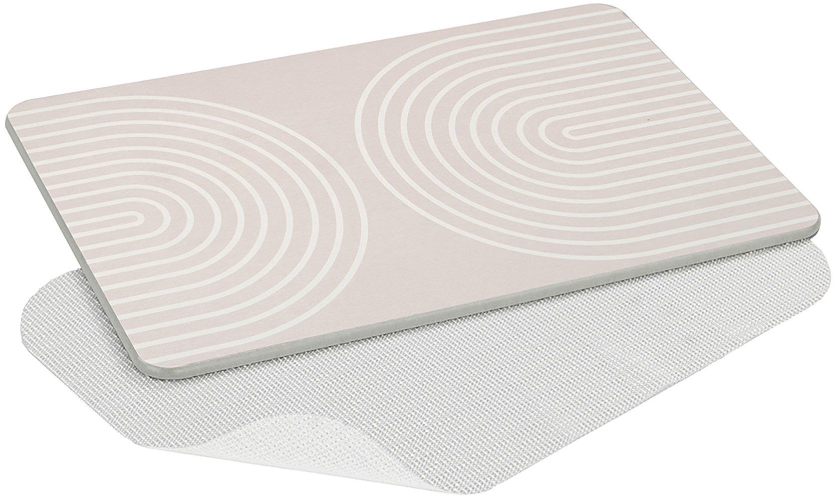 WENKO Badematte Modell Nazca, Höhe 10 mm, schnell trocknend, rechteckig, rutschfest, stark wasserabsorbierend, aus Kieselgur