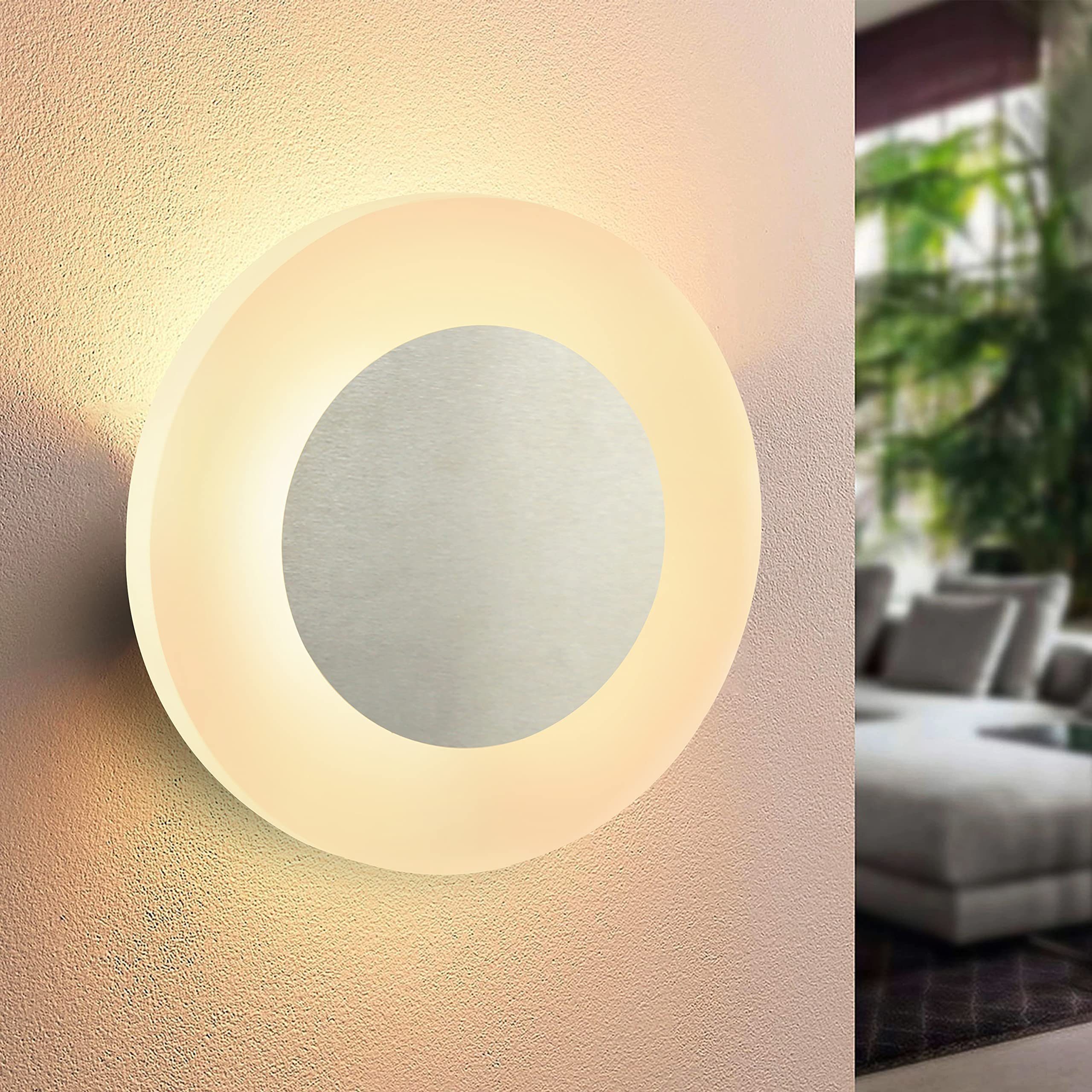 LED Wand Lampe chrom Arbeits Zimmer Spot Flur Strahler Design Leuchte schwenkbar 