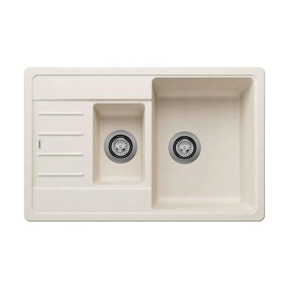 Blanco Granitspüle BLANCO Einbauspüle LEGRA 6 S Compact Silgranit, Softweiß, 0/0 cm