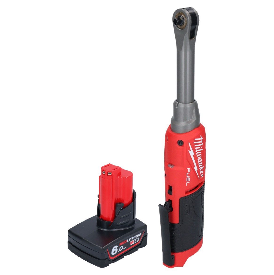 Milwaukee Umschaltknarre M12 FHIR14LR-601 Akku Ratsche 12 V 47 Nm 1/4" Brushless + 1x Akku 6 Ah