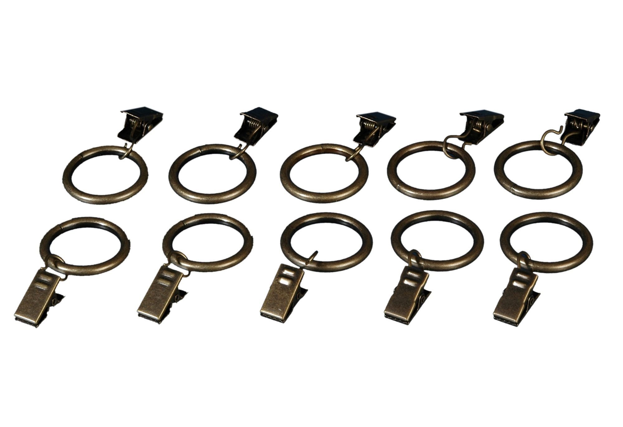 Liedeco Gardinenring, Gardinen, (Set, 10-St., mit günstig online kaufen
